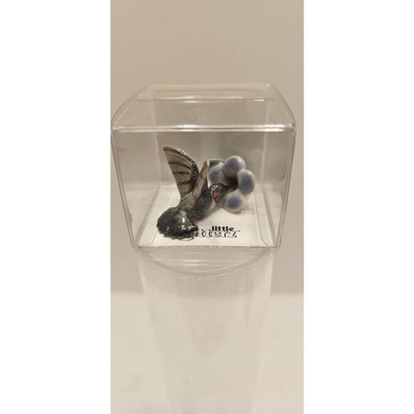 Little Critterz Bird - Hummingbird "RUBY" - Miniature Porcelain Figurine NIB - Picture 1 of 5
